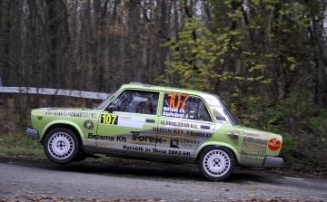 Ladával a Janner Rallyn, Bütösi Zsolt-tal.